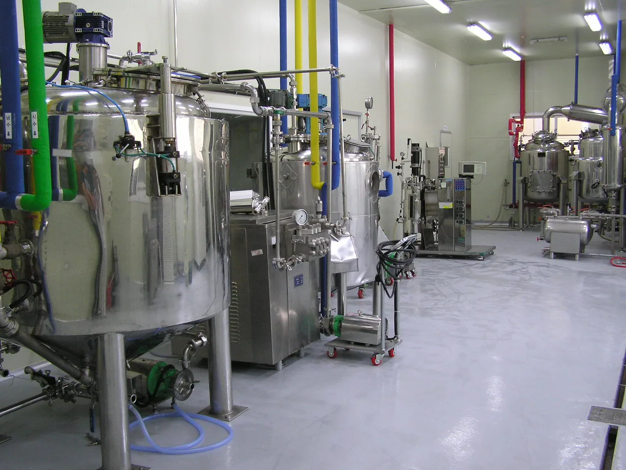 Vicell Hwaseong工場の発酵生産設備
